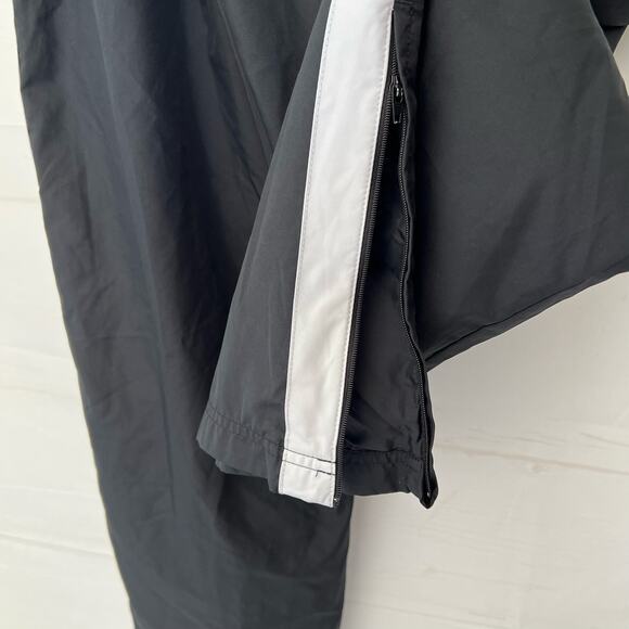 Nike Men's Jogger Pants Size Large Black/White Elastic Waist Athletic Sweatpants - Picture 6 of 12